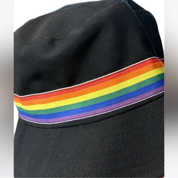 Rainbow band bucket hat - Picture 2 of 8